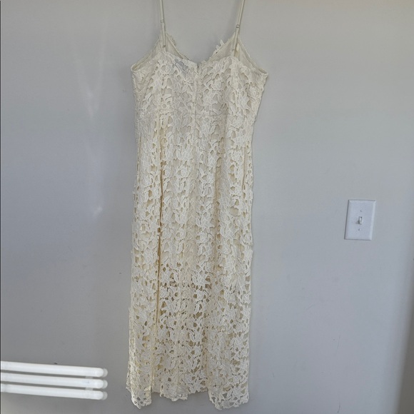 Vici Cream Lace Midi Dress - Picture 4 of 7